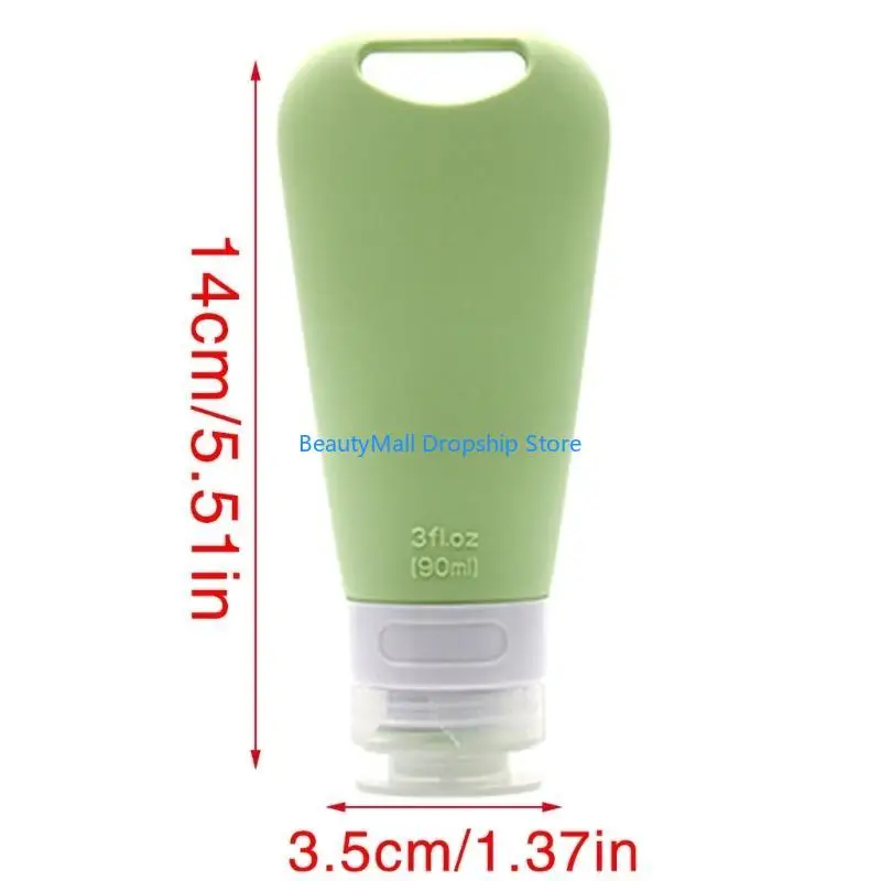 40JD シリコーントラベルボトル液体容器空の詰め替え包装ローションポイント