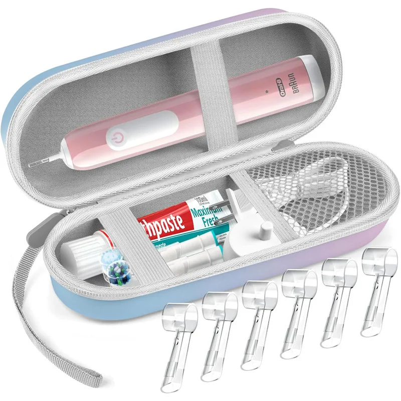 

Портативная коробка для хранения электрических зубных щеток, коробка для зубных щеток, дорожная защитная коробка для хранения