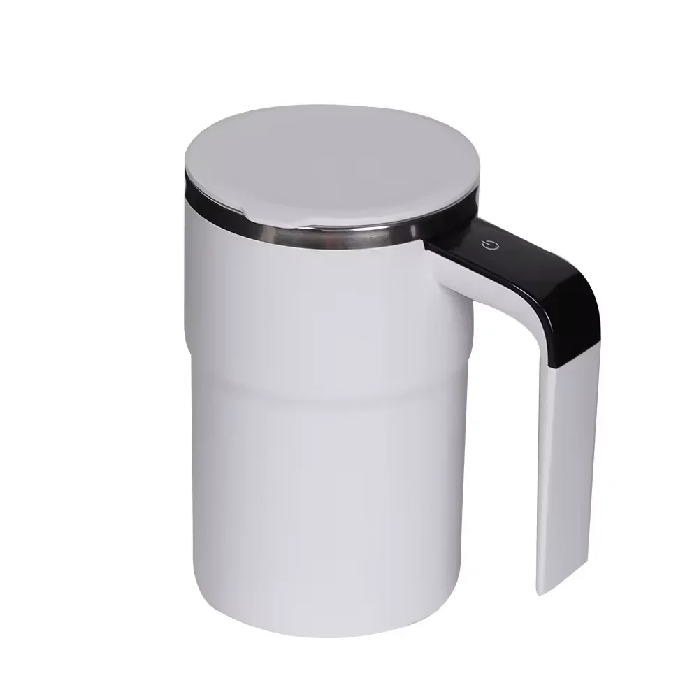 Smart Temperature Measurement Magnetic Automatic Mixing Coffee Mug Fitness Protein Shaker Touch Sensor Self Stirring Cup