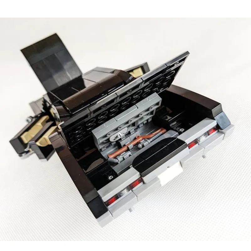 MOC-165282 새로운 90 년대 도시 스포츠카 레이싱 빌딩 블록 모델 925 부품MOC 크리 에이 티브 소년 어린이 생일 빌딩 블록 장난감