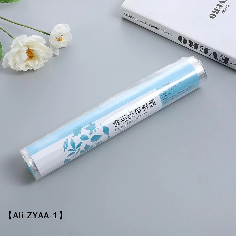【A】Cling Film Clear PE Disposable Microwavable Small Roll Food Wrap Keep Food Fresh For Kitchen Refrigerator 30cmx10m