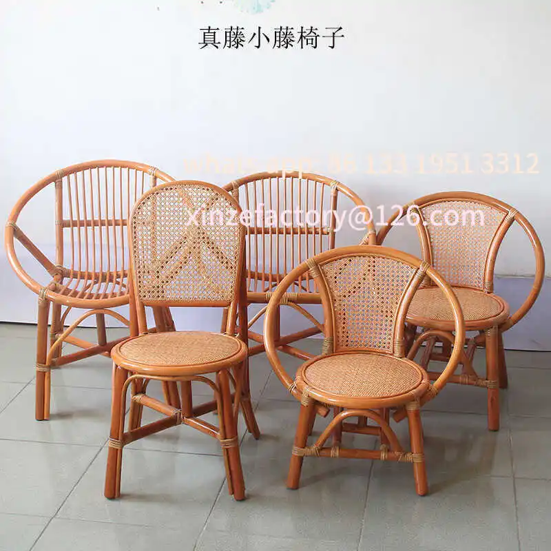 

Customizable rattan chair Small dining chair Cooling household rattan chair