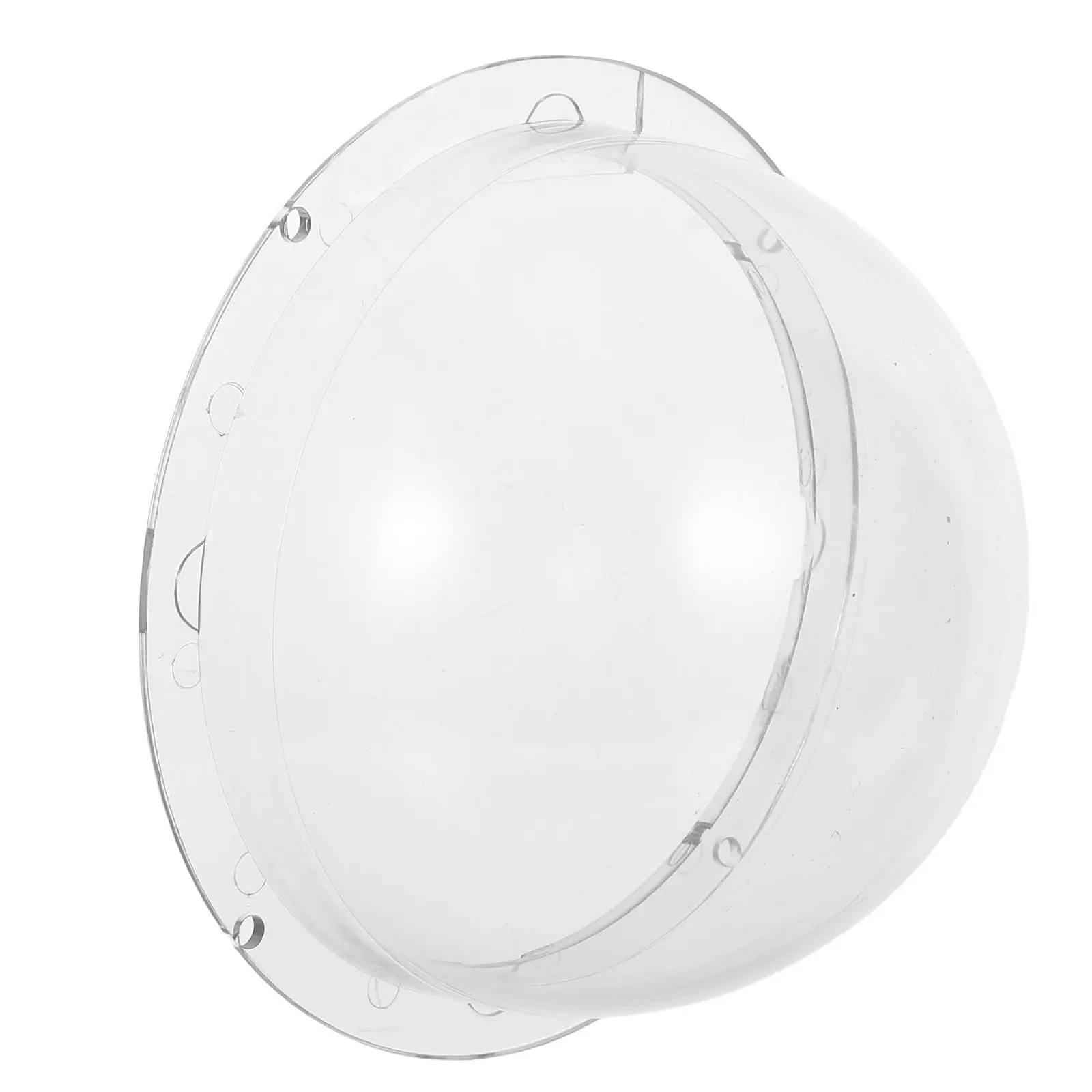 Clear Camera Dome 3.8 Inch Transparent Plastic Cover Outdoor Rainproof Camera Housing Protective Shield Clear Plastic Dome