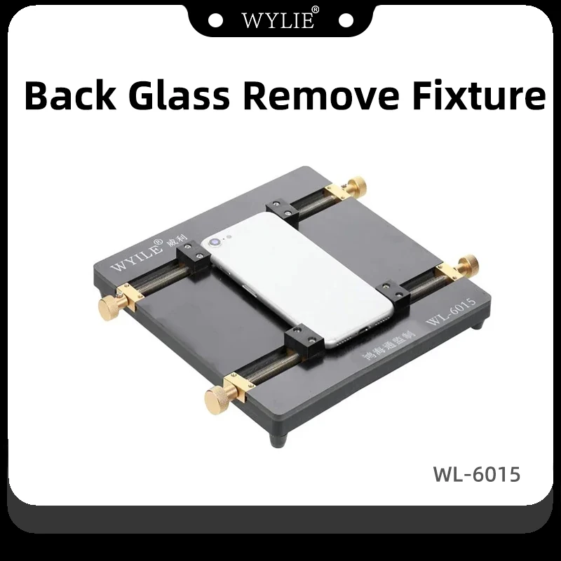 WYLIE-Cubierta trasera de WL-6015, accesorio de repuesto de vidrio, molde de posición resistente Universal para iPhone 8/8P/X/XR/XS Max /11/11 Pro Max