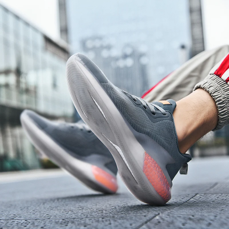 

Мужская повседневная спортивная обувь для бега на открытом воздухе, легкая, дышащая, нескользящая, простая и модная, 39-46