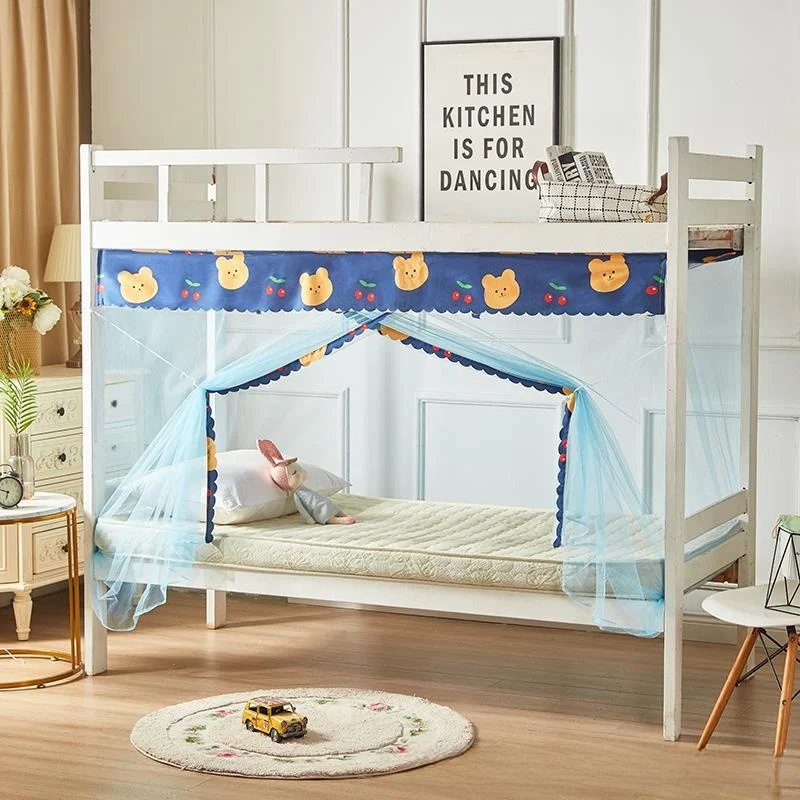 Student Dormitory Bed Bug Net Single Bed 12M Upper Lower Bunk Girls Dormitory 101518 Meter Bed Home Dustproof Top