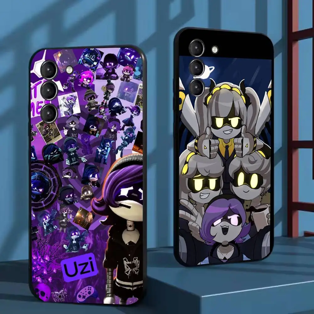 

M-Murder Drones UZI Phone Case For Samsung Galaxy A73,72,51,53,52,71,22,5G,Note,J7,8,9 Soft Black Cover