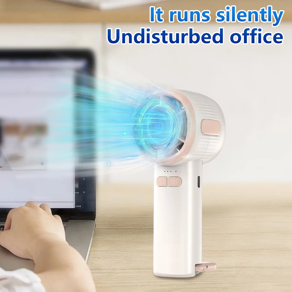 Tragbarer Lüfter für Fahrzeuge – 100 Windgeschwindigkeitseinstellungen + Halbleiterkühlung – perfekt für heißes Wetter