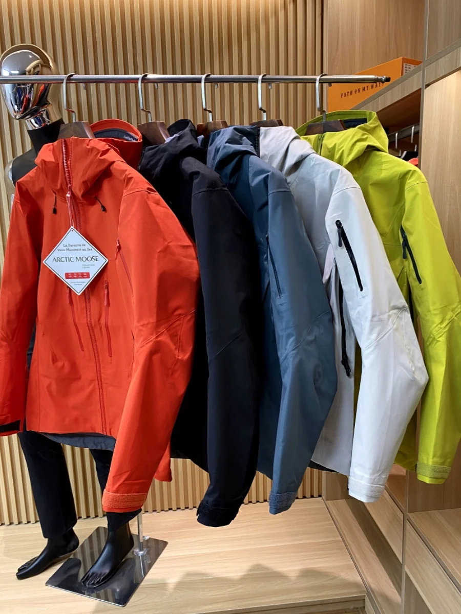 Alfa Climbing Series Manteau de neige haut de gamme pour homme avec colle complète imperméable Printemps Automne Ski Jaet Hard ell Youth Faion Stand...