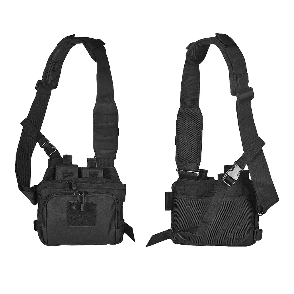 

Tactical Outdoor Sling Bag - Water Resistant Shoulder Pack with Magazine & Pistol Storage - Multi-Function EDC Carry NA150S