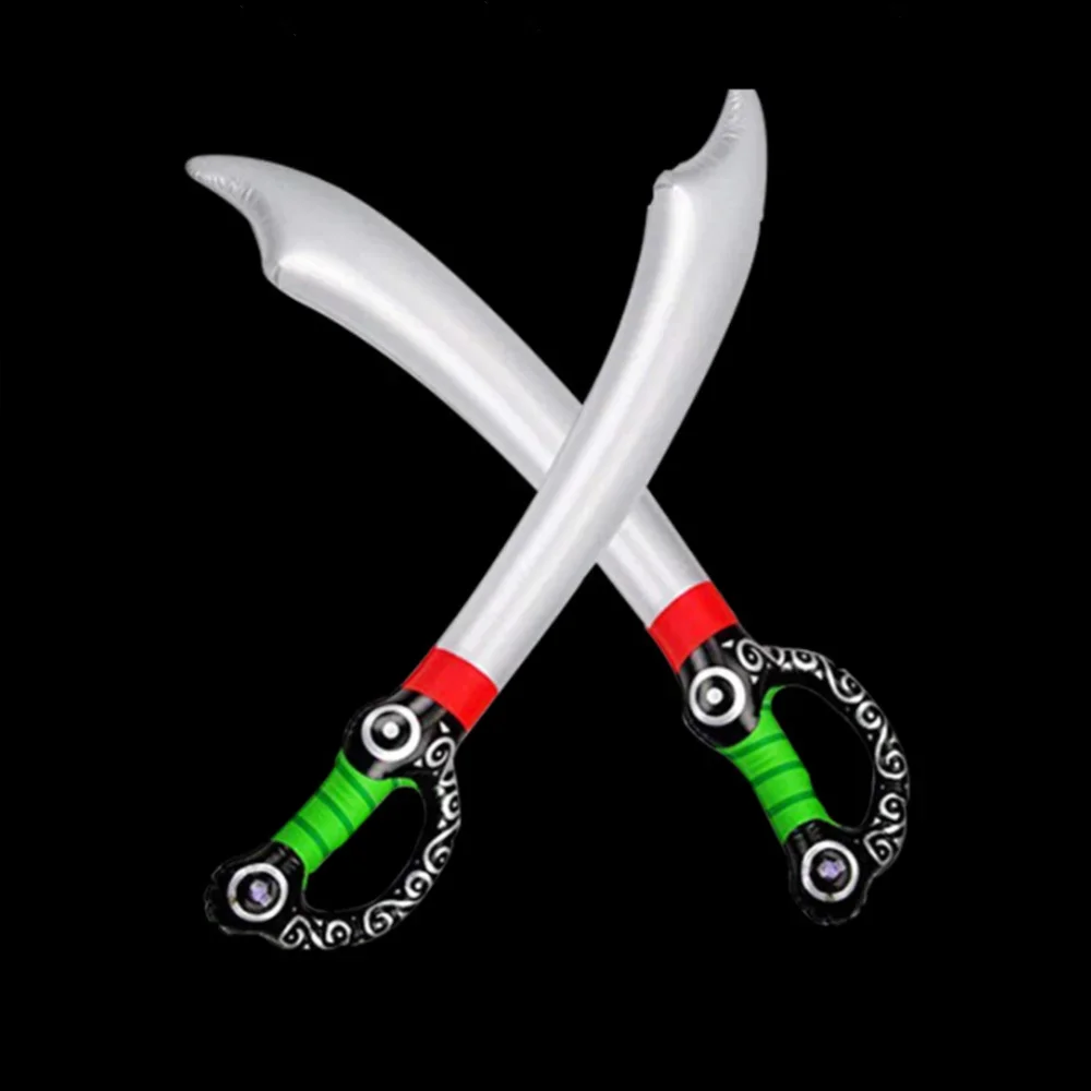 1 قطعة سيف قابل للنفخ في الهواء الطلق لعب الأطفال حديقة لعب بولي كلوريد الفينيل القراصنة السيف شكل لعبة قابلة للنفخ لعبة حمام سباحة لوازم الحفلات #4