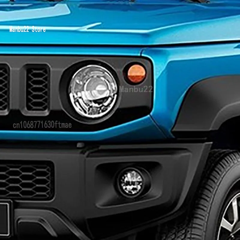 For Suzuki JIMNY 2019-2023- Car Headlight Protective Film Headlamp Tint Taillight Transparent Smoked Black TPU Sticker