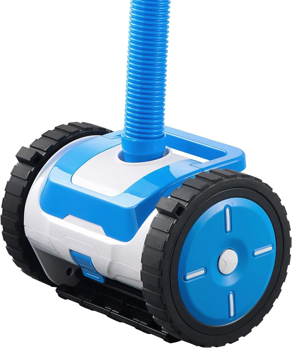 Automatic pool cleaning robot for large indoor pools, a full set of accessories