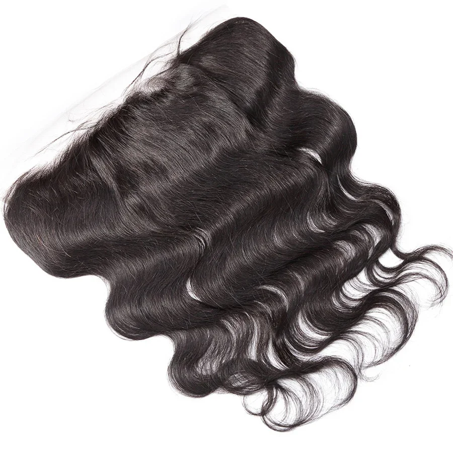 Malaysian Human Hair 4x4 Lace Closure with Baby Hair Natural Color Body Wave HD Transparent 13x4 Lace Frontal Wholesale Price