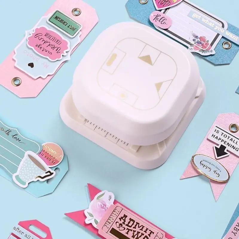 4 Way Paper Corner Corner Multifunction Hole Puncher for Art Craft Card Making