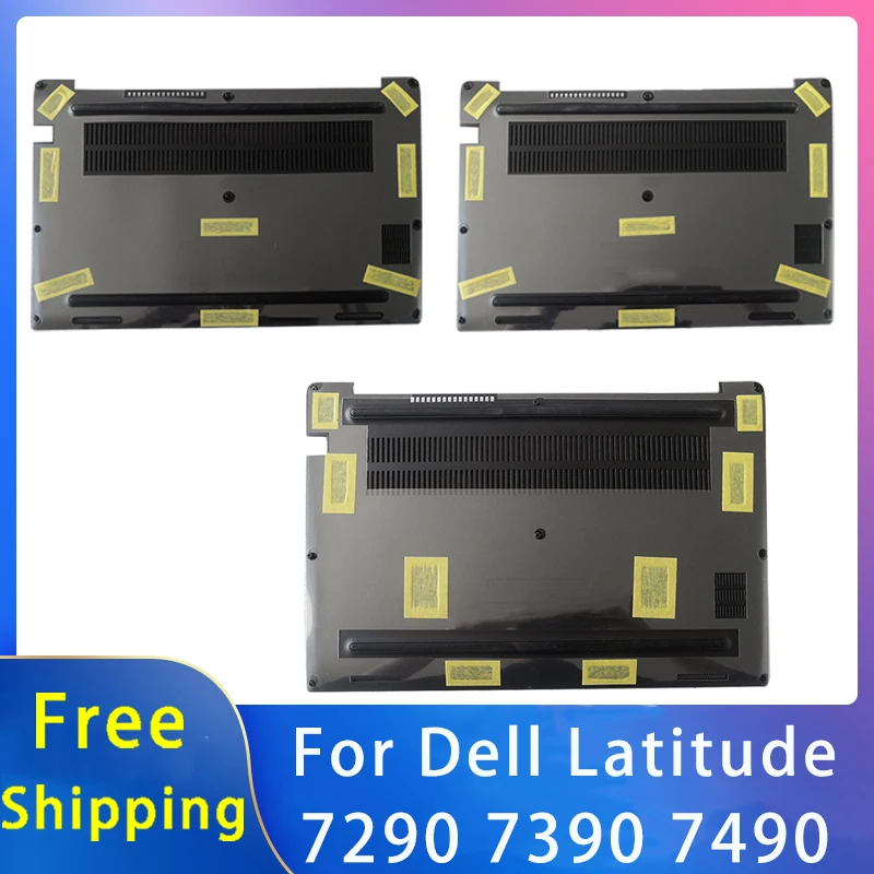 

New For Dell Latitude 7290 7390 7490 Shell Replacemen Laptop Accessories Bottom With LOGO 0H61DN 0WFNN6 0YNM35 0JCT3R