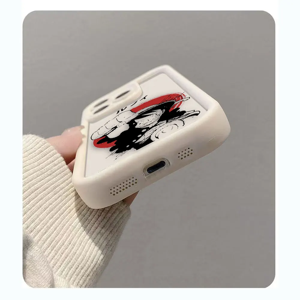 Anime One P-Piece Gear 5 Luffy Phone Case For Iphone  Apple 17 AIR 16 16E 11 12 13 14 15 XR Plus Pro Max Case Shockproof Cover view 5