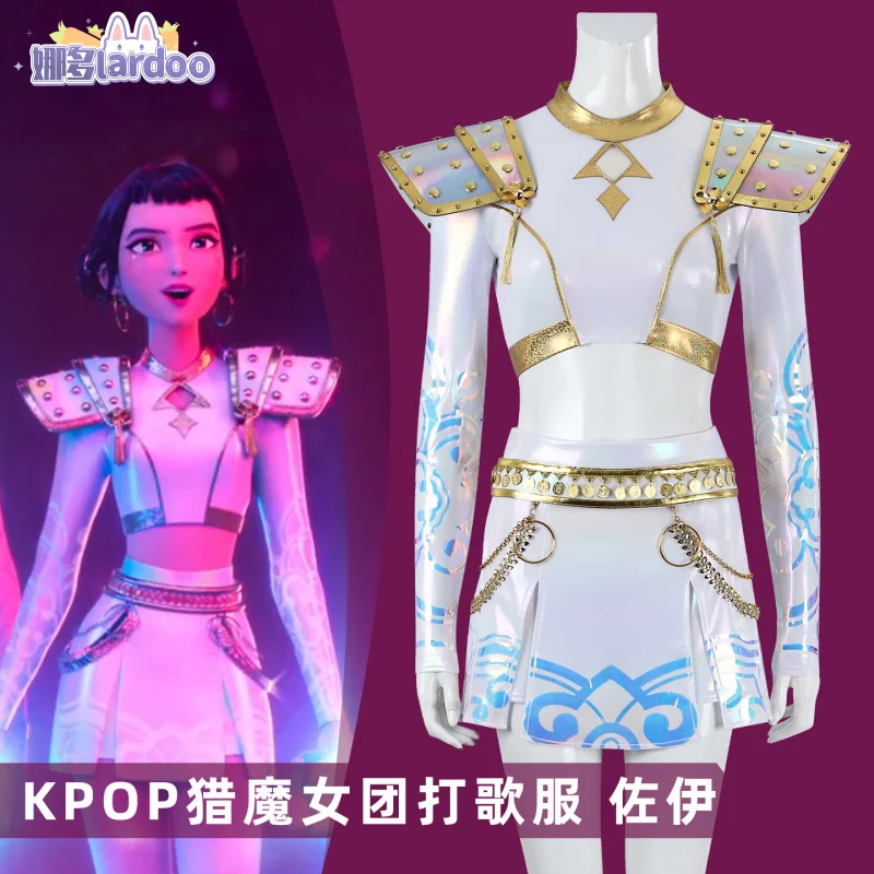 

Игра KPop Охотники на демонов Зои Косплей Костюм Униформа Хэллоуин Карнавал Вечеринка Рождественская игра Ролевая одежда Одежда