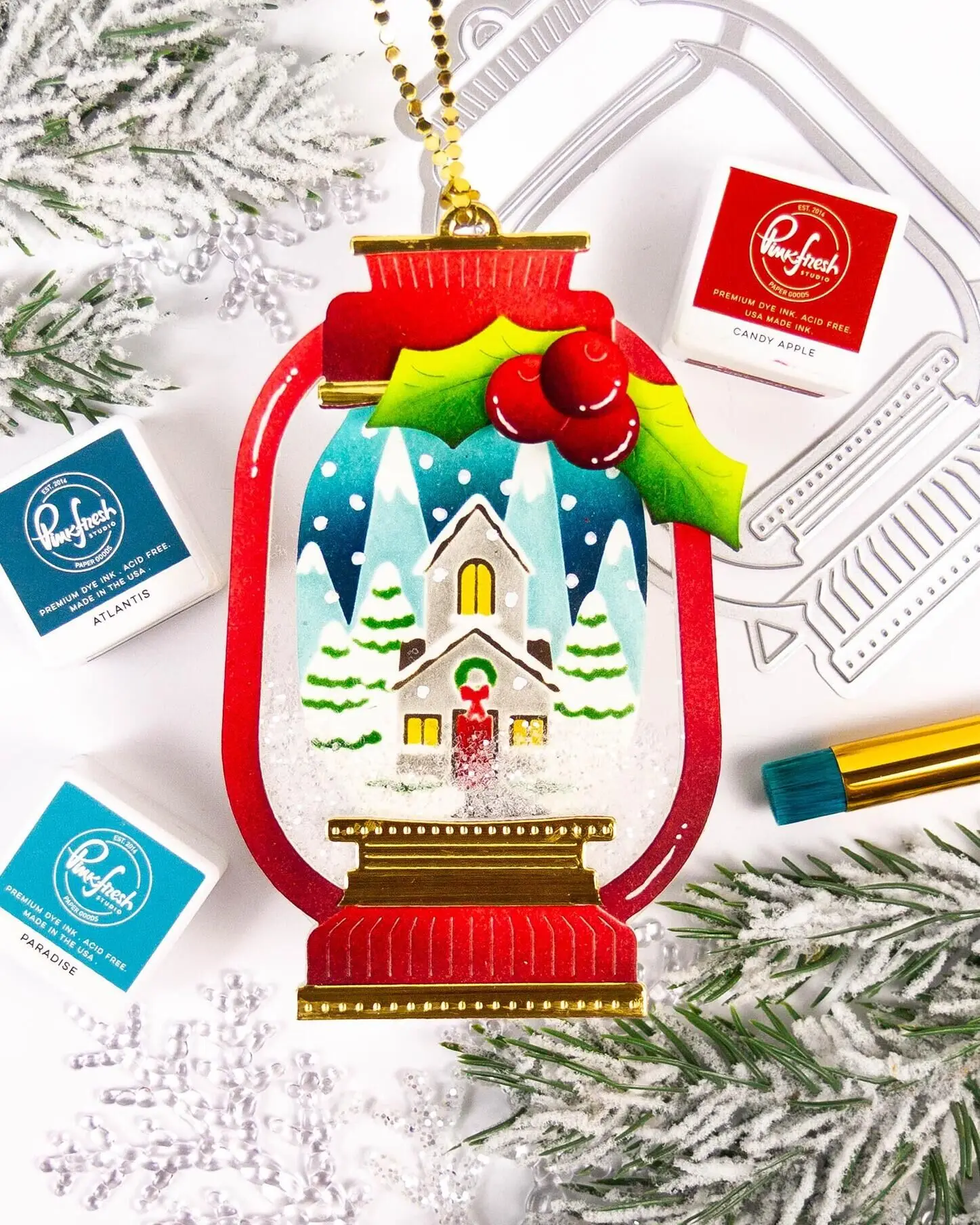 أغسطس جديد عيد الميلاد عطلة ماجيك اكسبرس شجرة إكليل واضح Stamps المعادن قطع يموت Stencil الساخن احباط DIY بها بنفسك سجل القصاصات الحرفية #2