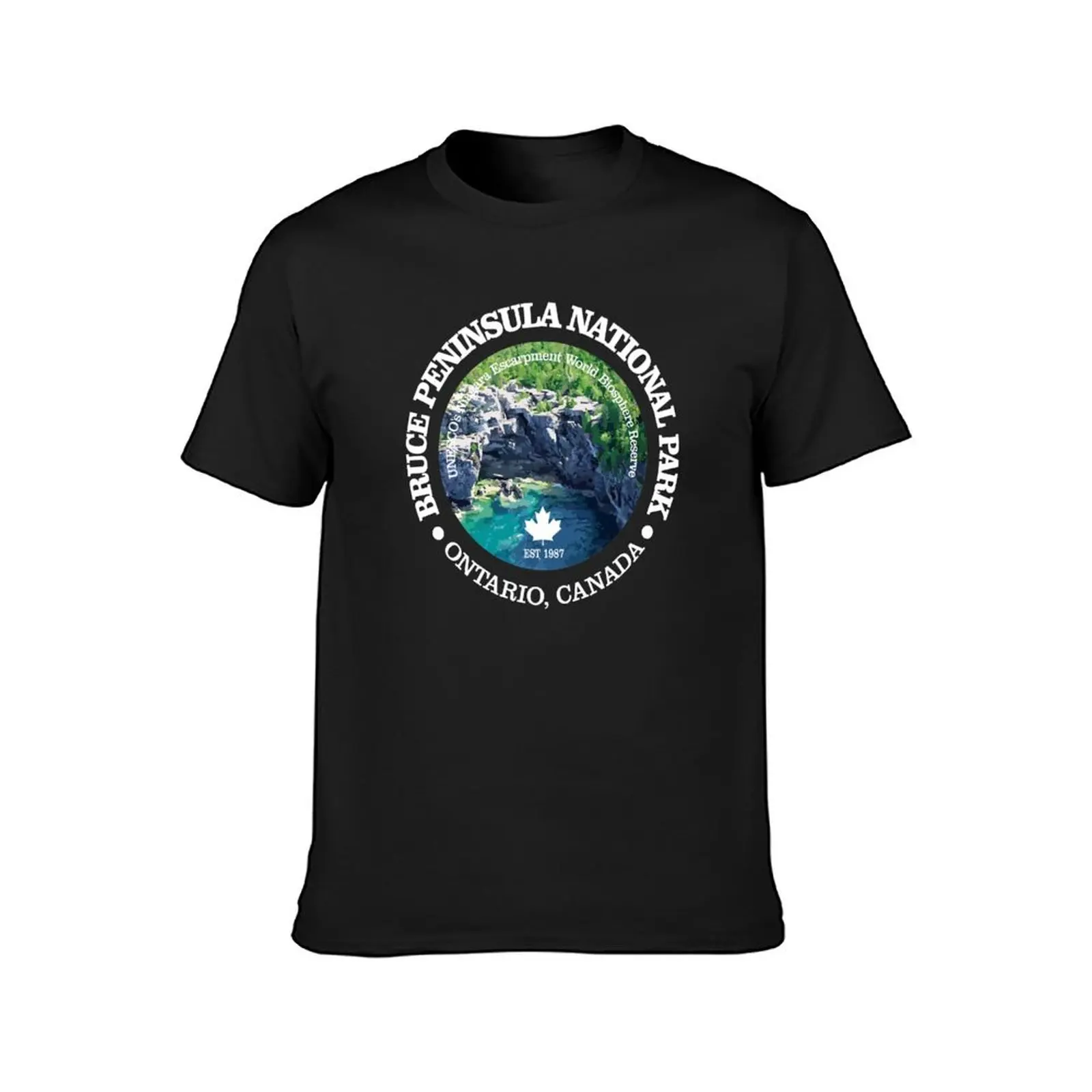 Bruce Peninsula National Park (NP) T-Shirt quick-drying vintage quick drying Short sleeve tee mens cotton t shirts