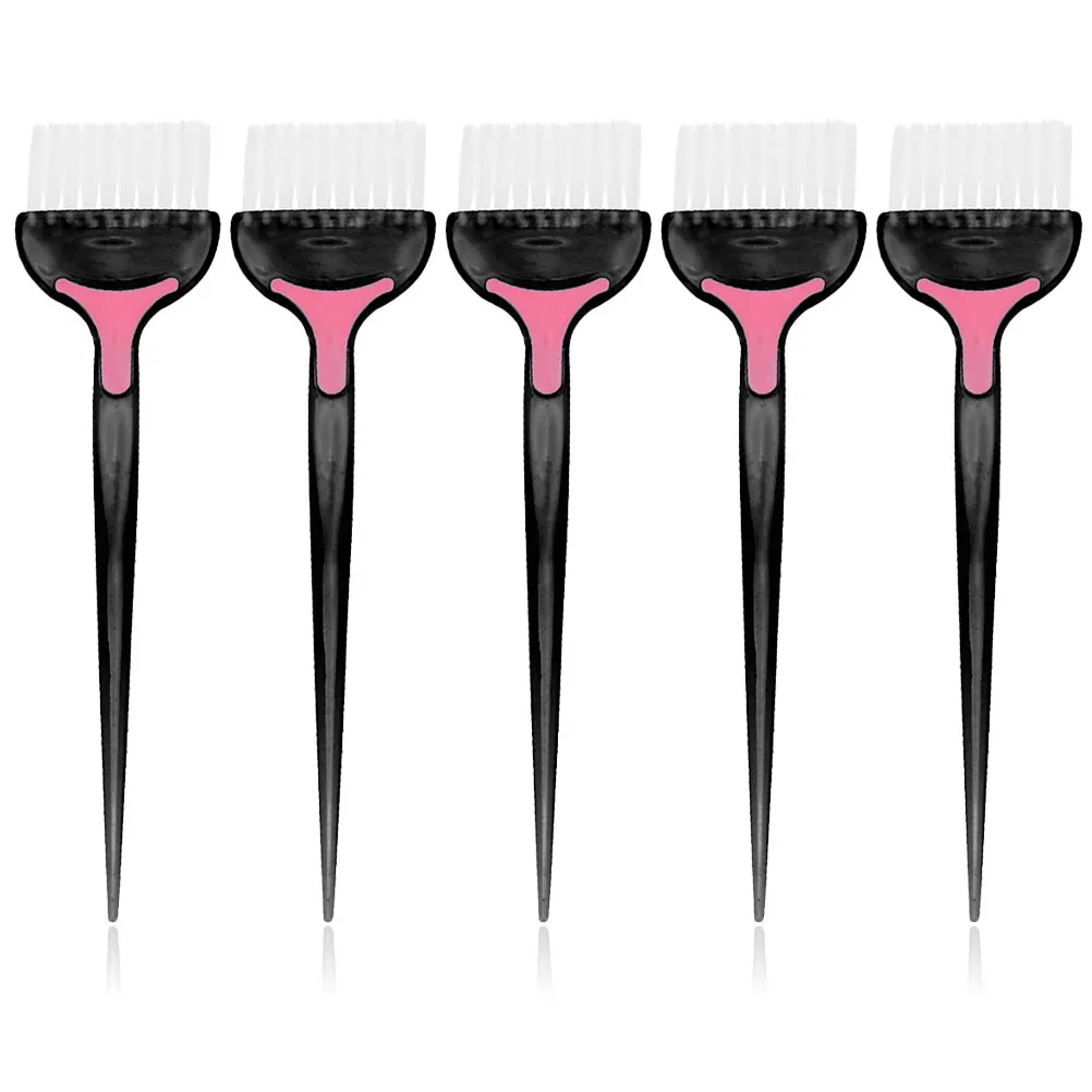 

5Pcs Durable Washable Hair Dye Brush Set for Salon Personal Use Easy Clean Economical DIY Hairdressing Accessories