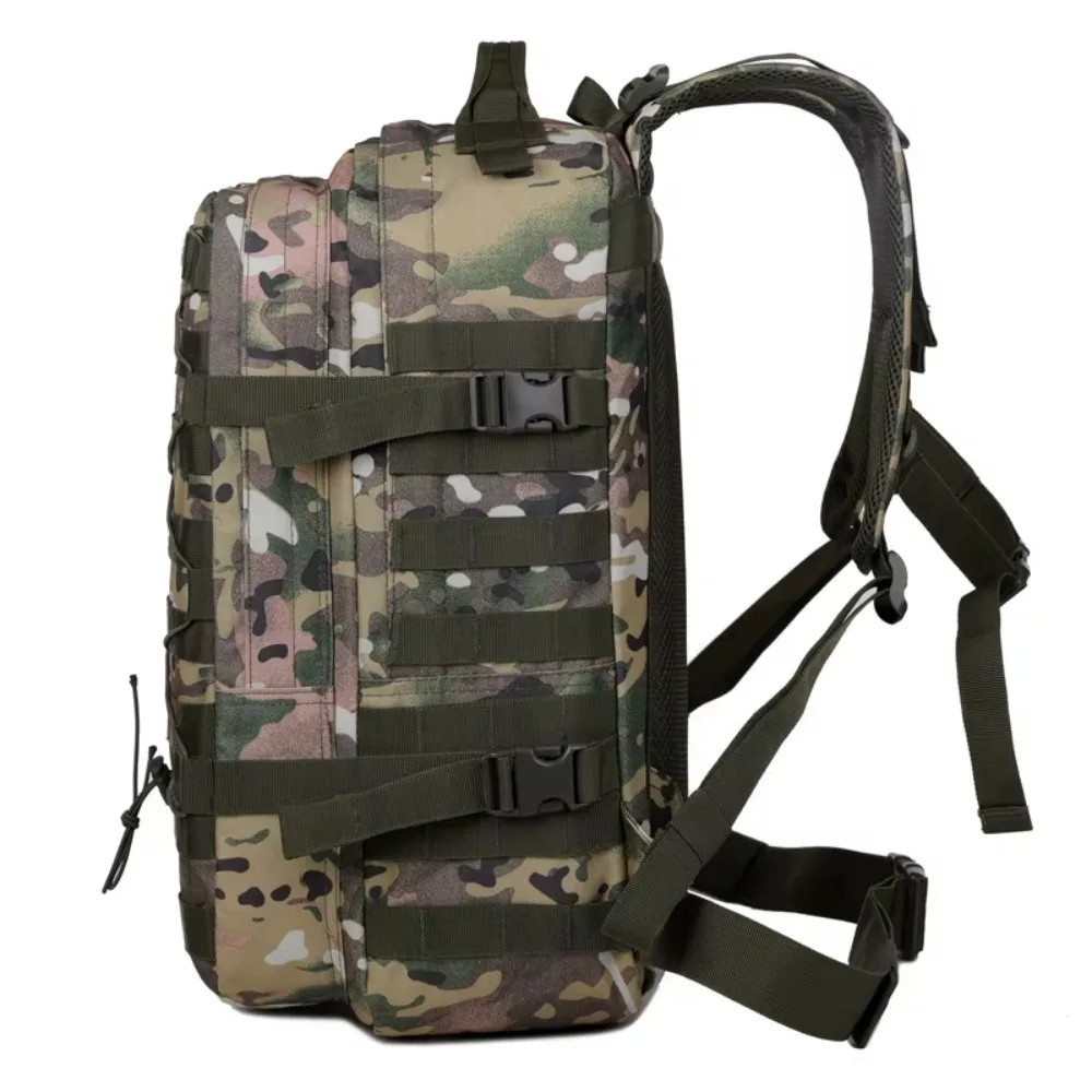 Tactical Camo Hiking Backpack Outdoor Waterproof Rucksack Anti Tear Climbing Mountaineering Camping Travel Backpacks