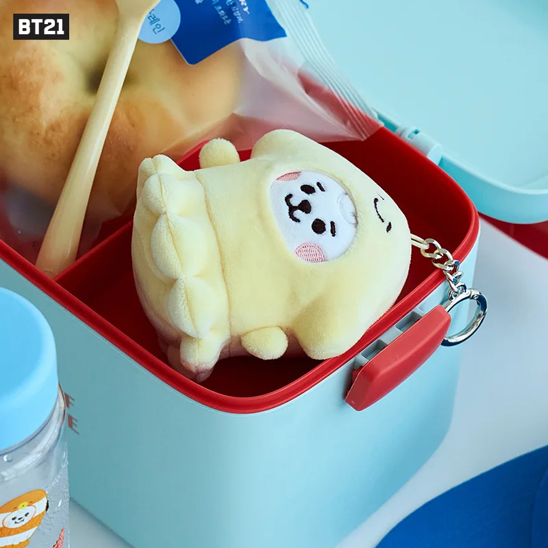 BT21 LINE FRIENDS Ocean Animal Series Keychain Pendant Cartoon Plush Toys Cute Plush Doll Mini Bag Accessories Girls Gift