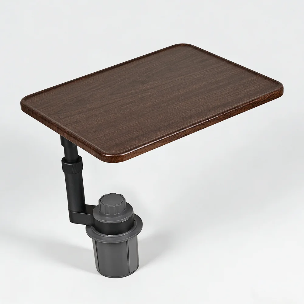 Retractable Floating Car Table Rotating Lift Dining Laptop Tray Multifunction Bracket For Tesla