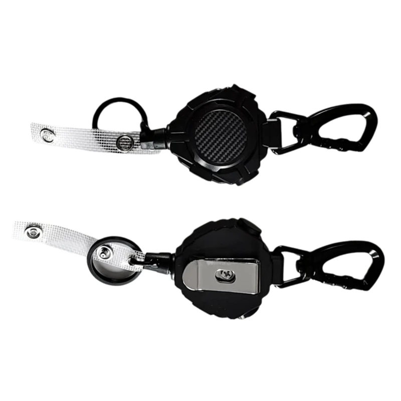 Держатель для удостоверения личности, чехол для автобусной карты, чехол для бейджа, катушка, зажим для бейджа, прочный зажим для бейджа, выдвижной держатель для бейджа