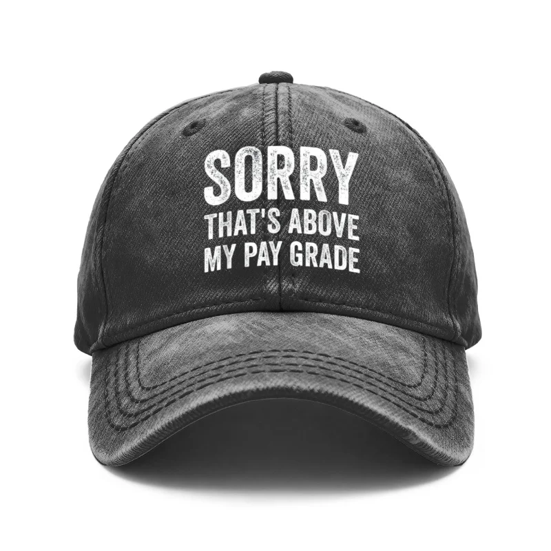 1 Vintage Washed Unisex Baseball Cap, with the Slogan 