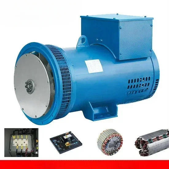 Hot sales Single-phase three-phase generator parts, 2kw-2000kw 100% copper wire generator generator