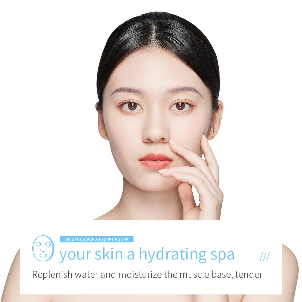 10pcs BIOAQUA Centella Collagen Face Mask VC Moisturizing Refreshing Sheet Masks Hyaluronic Acid  Facial Mask Skin Care Products