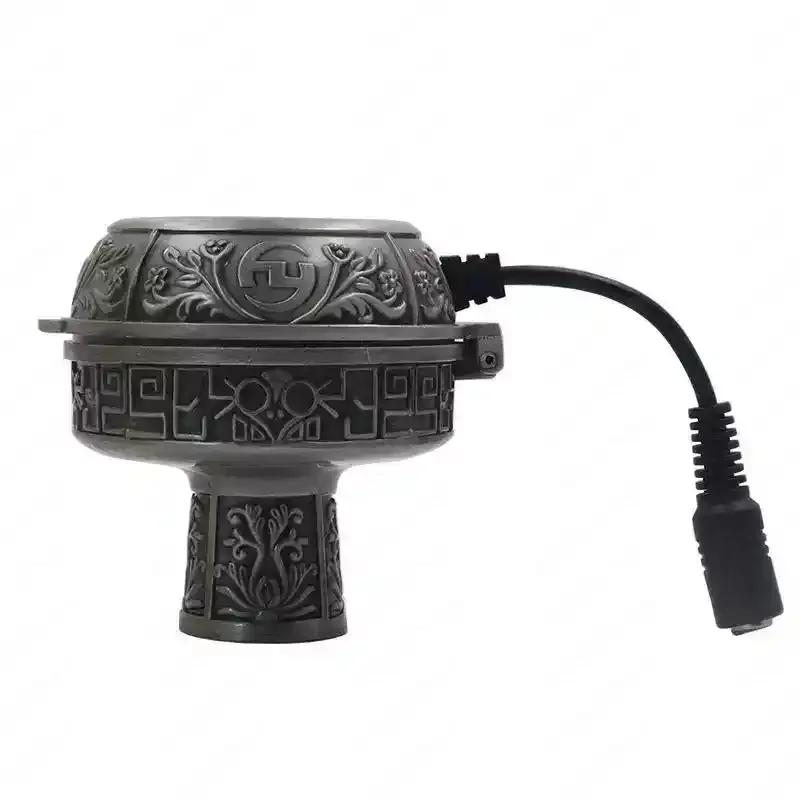 Electronic Hookah Bowl, Electric Coal for Shisha, Smoke-Free Heating System, Modern Accessory for Traditional Hookah