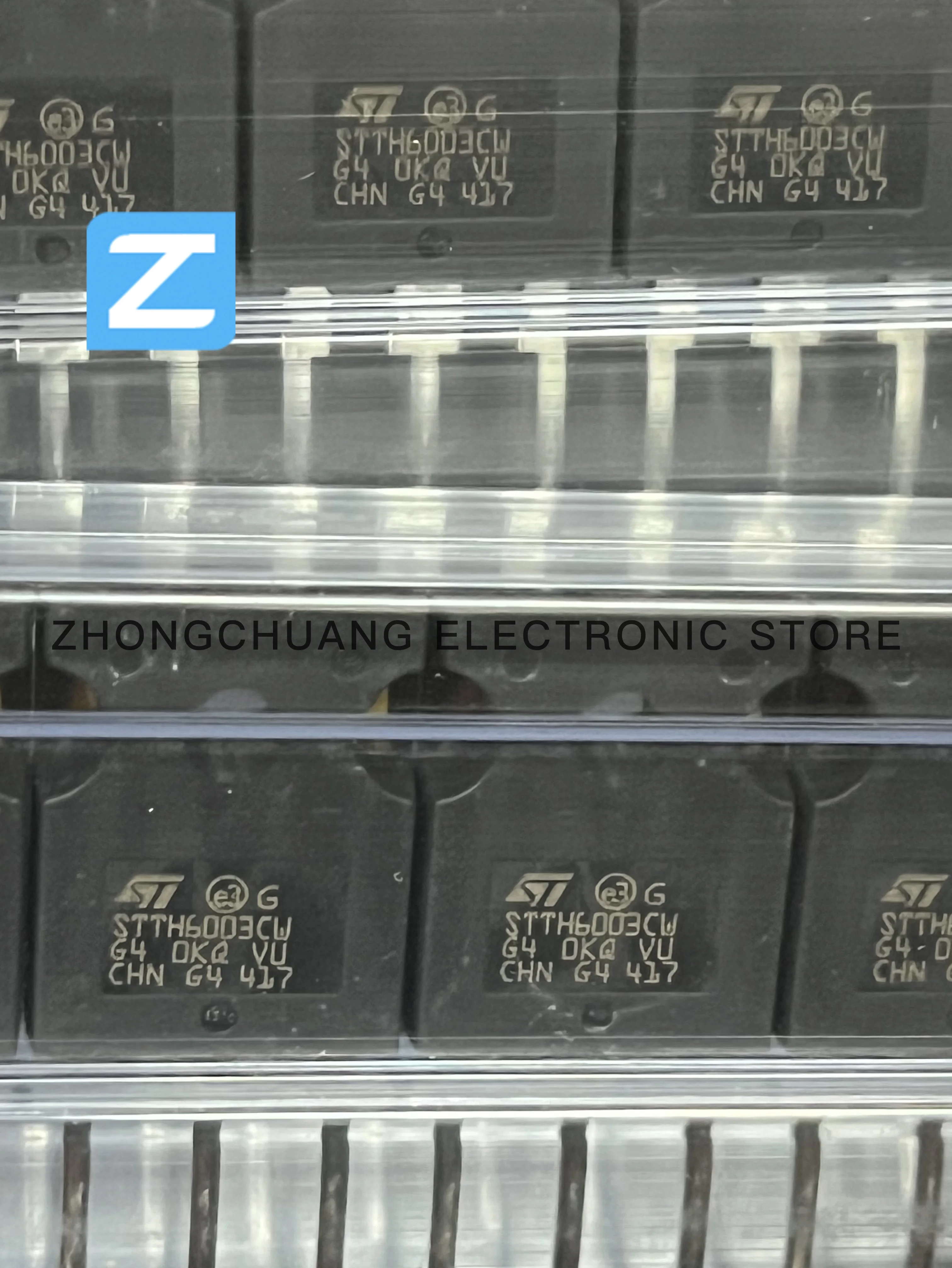 1-10 قطعة STTH6003CW STTH6003 TO-247 300V 60A عالية التردد المعدل الثانوي جديد الأصلي #1