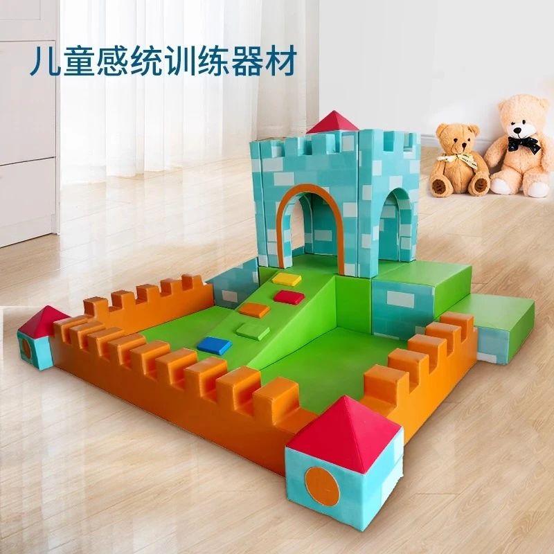 Early Education Center Software Combination Indoor Hall Parent-child Slide Children's Climbing Sensory Training Equipment Soft