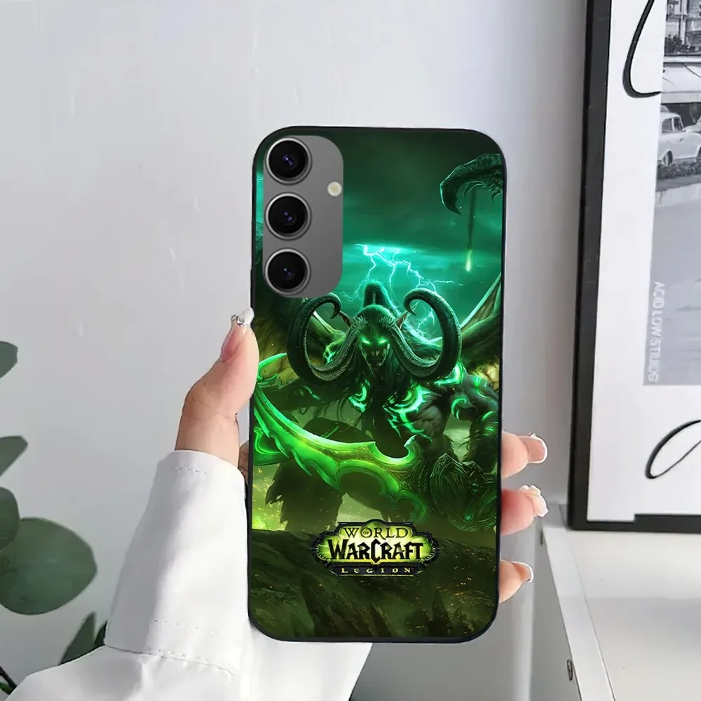 Warcrafts of World W-WOW Game Phone Case For Samsung Galaxy S21 S22 S23 S30 Note 10 20  Plus Lite FE ULTRA Shell