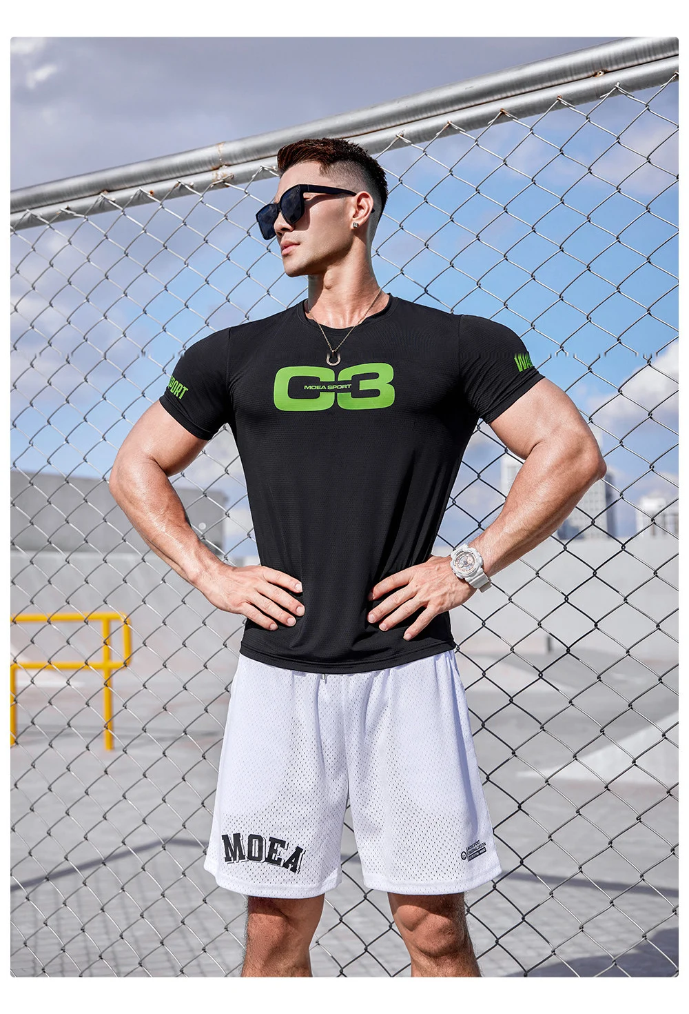 Gym Clothes Male Letter Print Slim Fitness Tshirs Muscle Boy Slim Breathable Quick-drying Summer Sports Tee Tennis Short sleeves