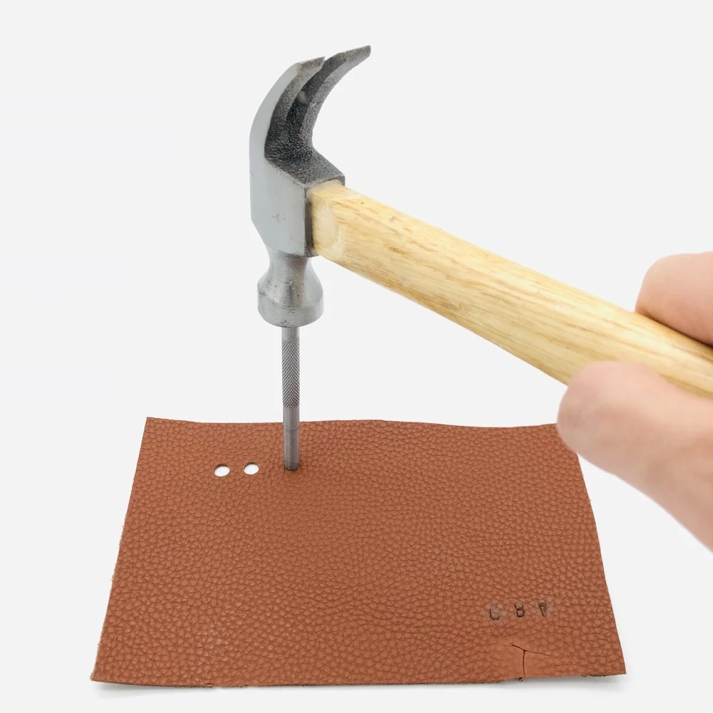 For Leather Round Hole Chisel Precision Round Hole Chisel Hand Tool Set Multiple Diameters Industrial Grade Design