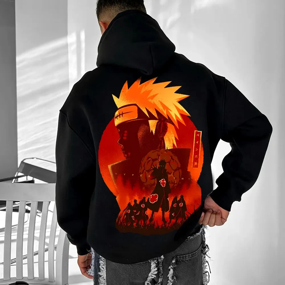 

Naruto collaboration Autumn and winter men's daily life sports and commuting bestsellers hoodies and sweatshirts 2025