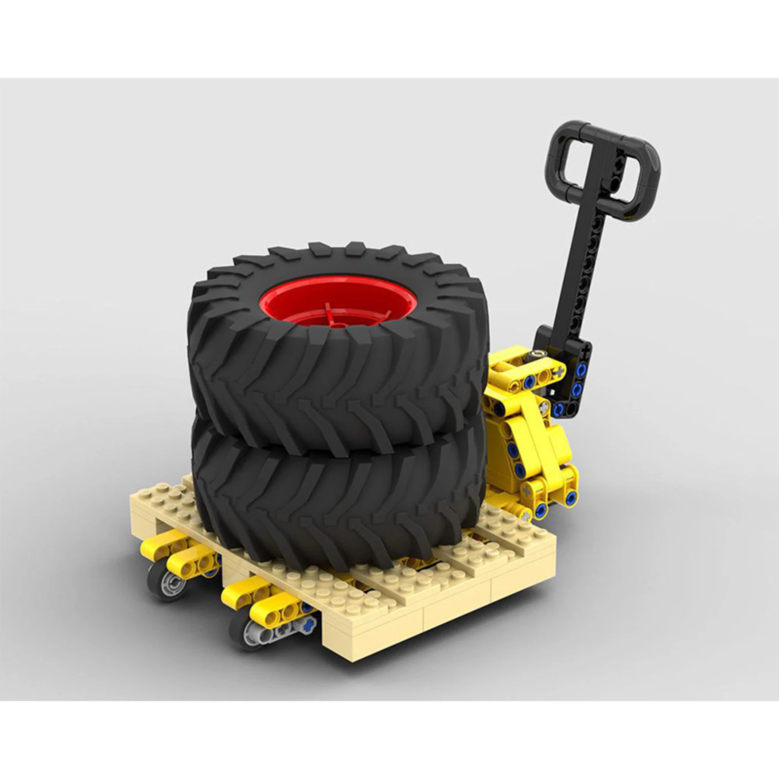 Forklift Building Block Model Small Particle MOC Assembly Kit Construction Engineering Vehicle Toy for Adults Kids DIY