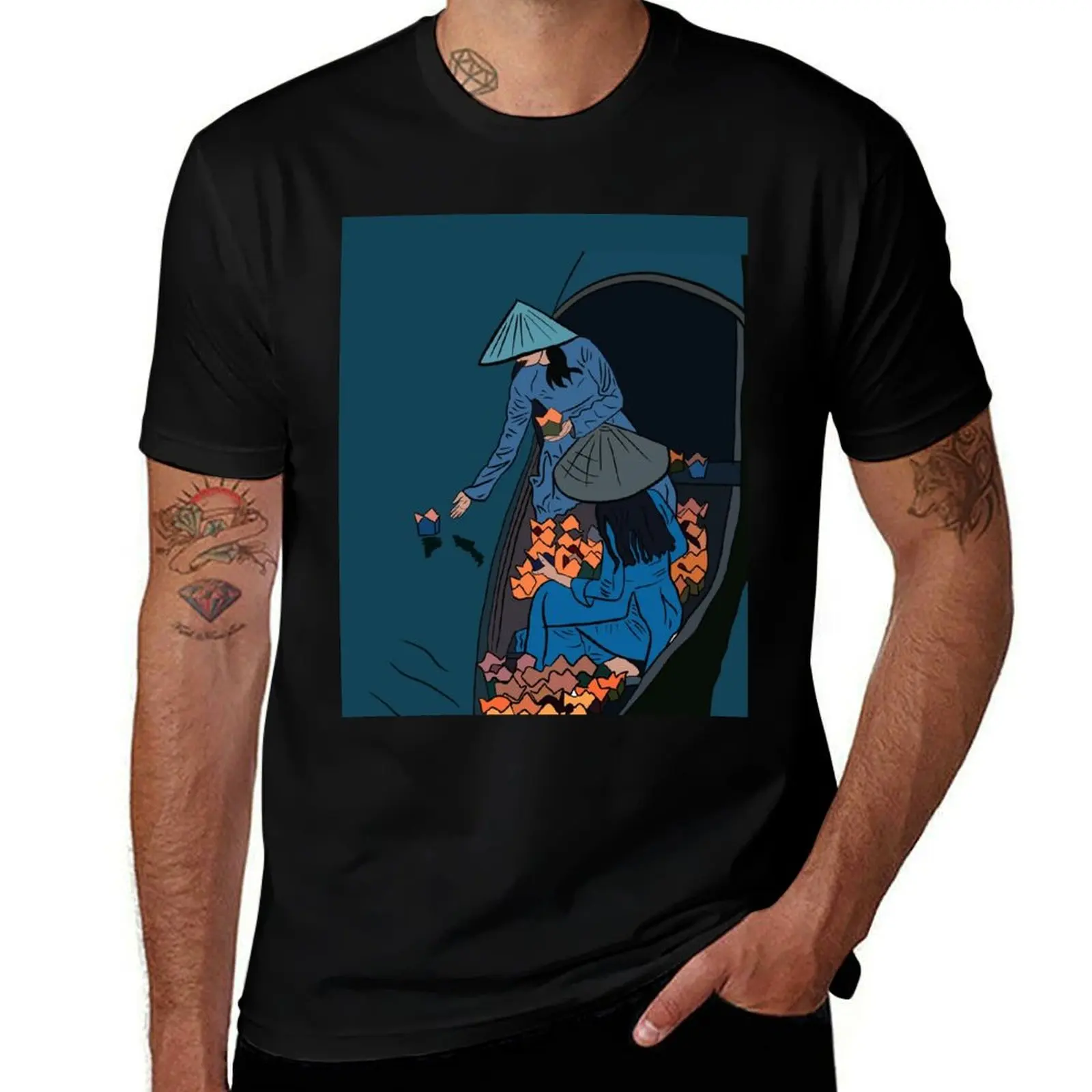 

Lanterns T-Shirt quick drying funny costumes customs vintage graphic tee men clothes