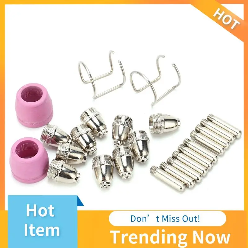 

55 шт. сопла для резака для воздушно-плазменной резки, расходные материалы, контактные насадки для SG-55 AG-60 WSD-60P, прочный, простой в установке