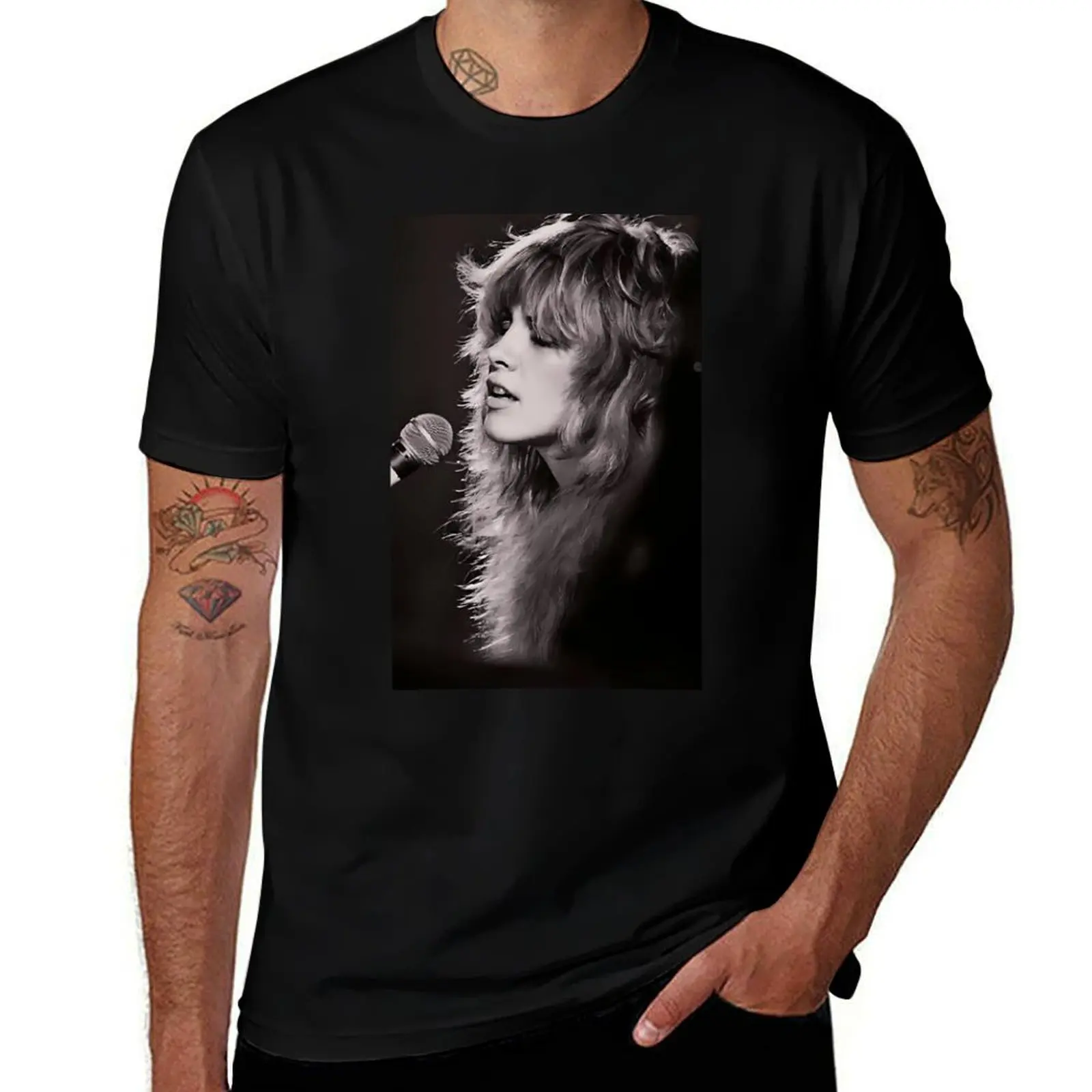

Stevie Nicks Merch T-Shirt Man t-shirt funny meme t-shirts oversized graphic tee sweat plain white t shirts men