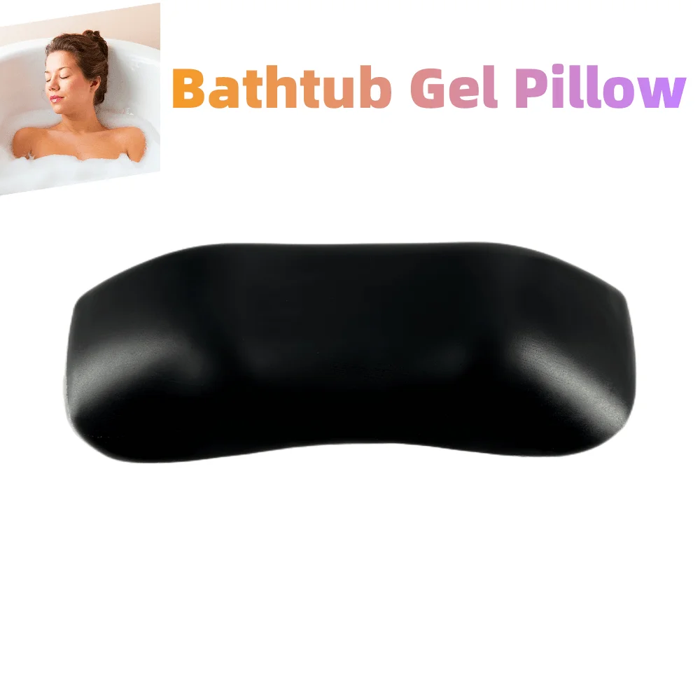 

Bath Soft Durable Gel Pillow Comfortable SPA Non-Slip Bath Pillow Neck Back Headrest Pillows Soft Thickened Waterproof