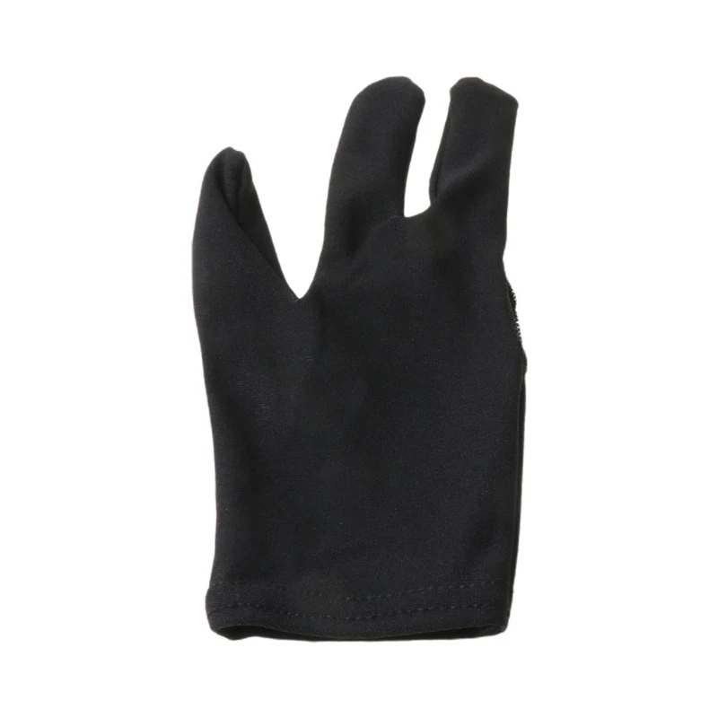 1pc negro taco billar Pool Shooters 3 dedos guantes