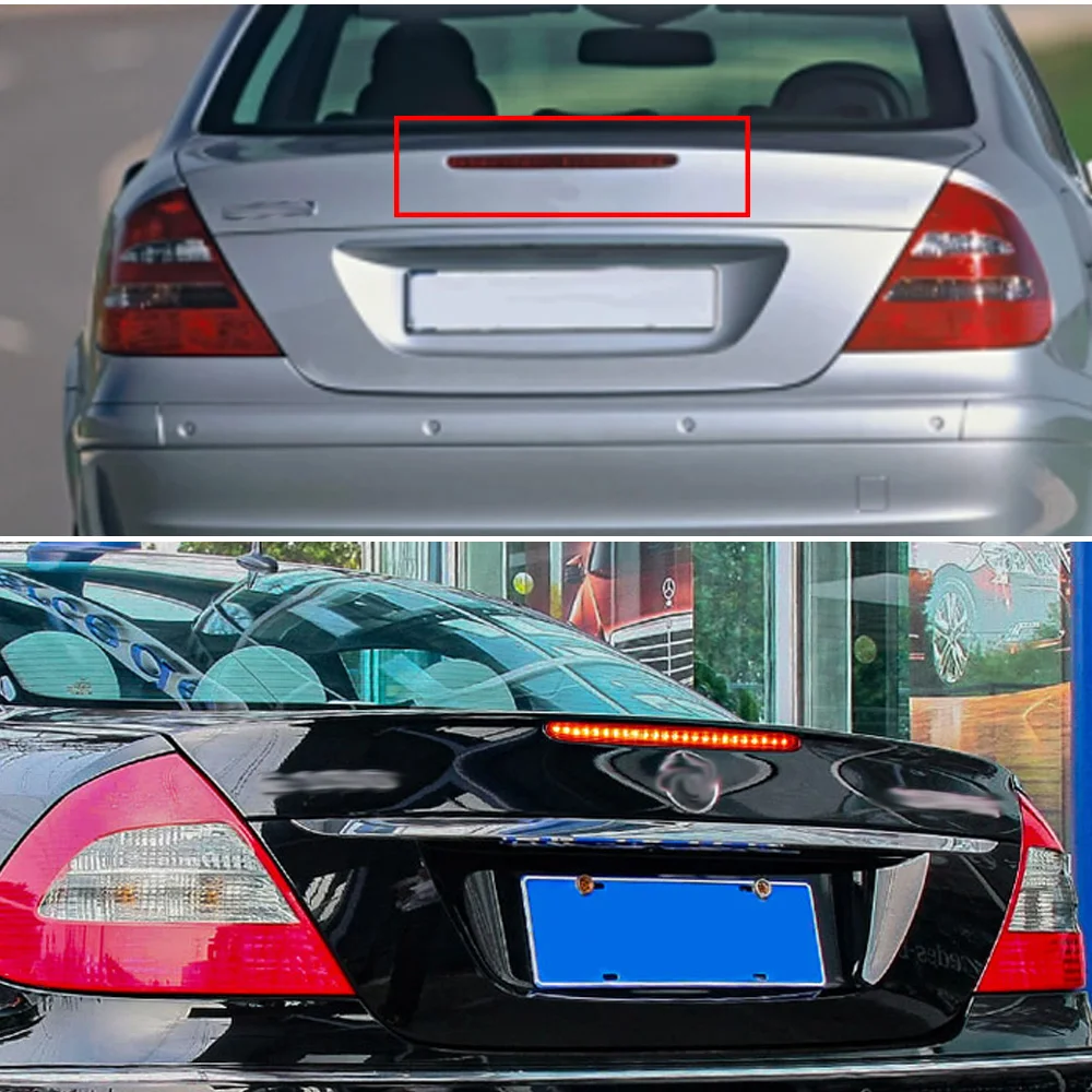 ベンツのハイマウントテールライト,車のブレーキライト,3番目のストップテール,W211クラス,2003-2009,oem #21182015 56 2118200156, 1個