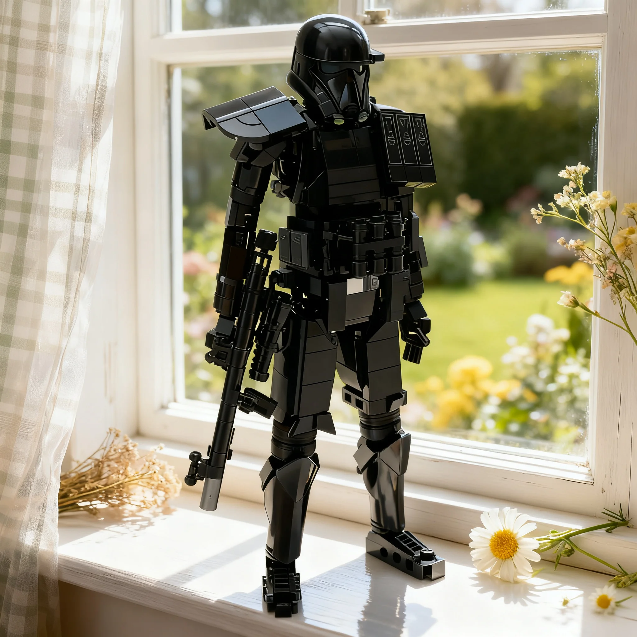 600pcs MOC Star Battle Death Trooper Model Building Blocks Architecture Education Craft DIY Display Birthday Collection Creative