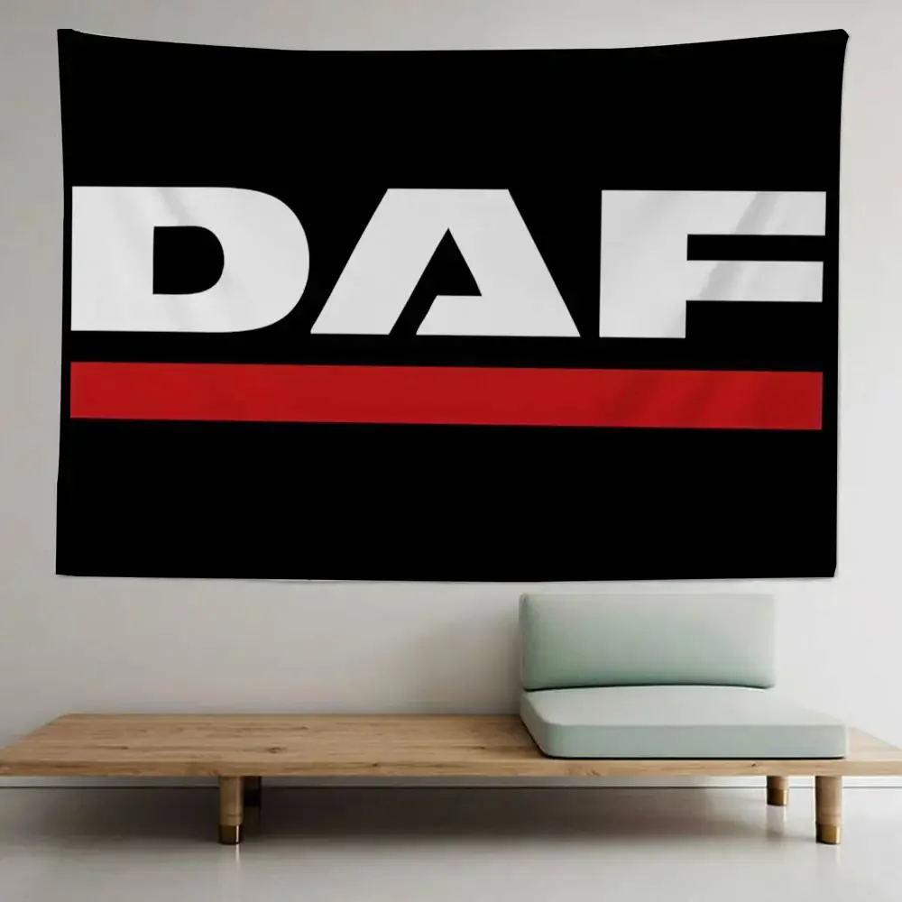 D-DAF Truck Chart Tapestry Home Decoration Hippie Bohemian Decoration Divination Wall Hanging Home Decor