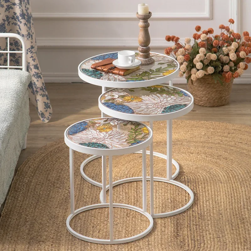 шкаф, светлый роскошный шкаф для хранения из эмалированного цветного стекла, пыленепроницаемый входной шкаф из кованого железа, сундук