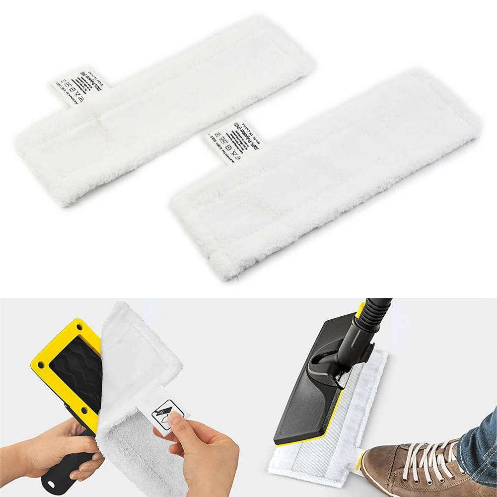 2 Pcs Cleaner Mop Cloths For Karcher SC1 SC2 SC3 SC4 SC5 Mop Replaceable Accessories Household Cleaning Tool Spare Parts